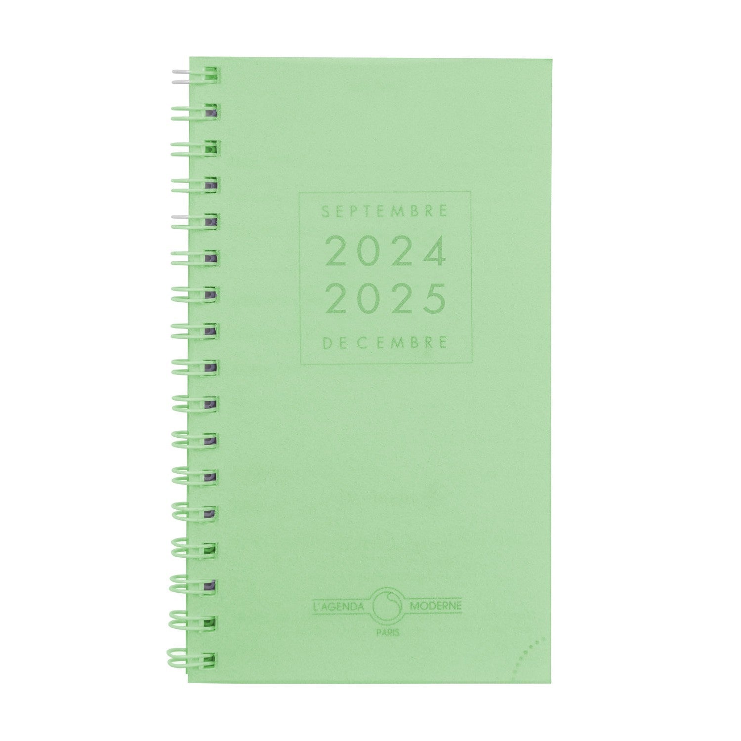 AGM Agenda Moderne Hebdoplan Polypro SAD 1 semaine sur 2 pages 9x15-Agenda-Agenda Moderne-2024-2025-Couleur Aléatoire-Papeterie du Dôme