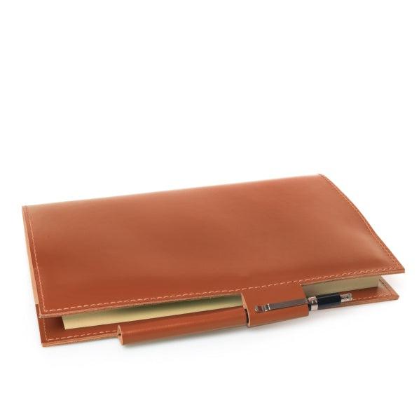 BDK Stilus Carnet Rechargeable-Couverture de livre-Bindewerk-12 x 16.5 cm-Marron clair-Papeterie du Dôme