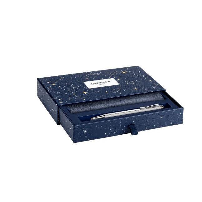 CA Coffret Ecridor Cosmic Blue Stylo Bille-Stylo Bille-Caran d'Ache-Papeterie du Dôme