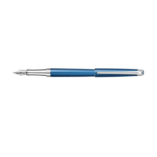 CA Léman Slim Grand Bleu Stylo Plume-Stylo Plume-Caran d'Ache-Papeterie du Dôme