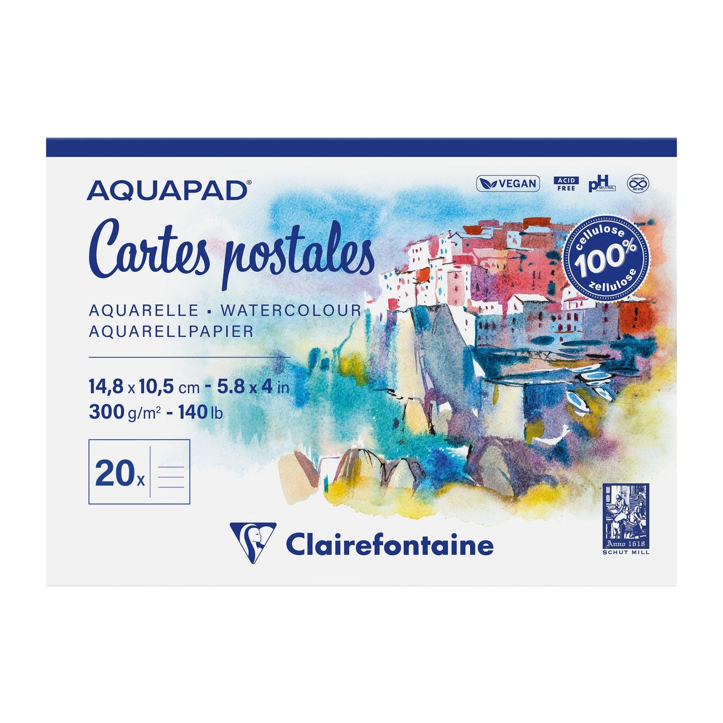 CLT Aquapad Cartes Postales-Cartes-Clairefontaine-Papeterie du Dôme