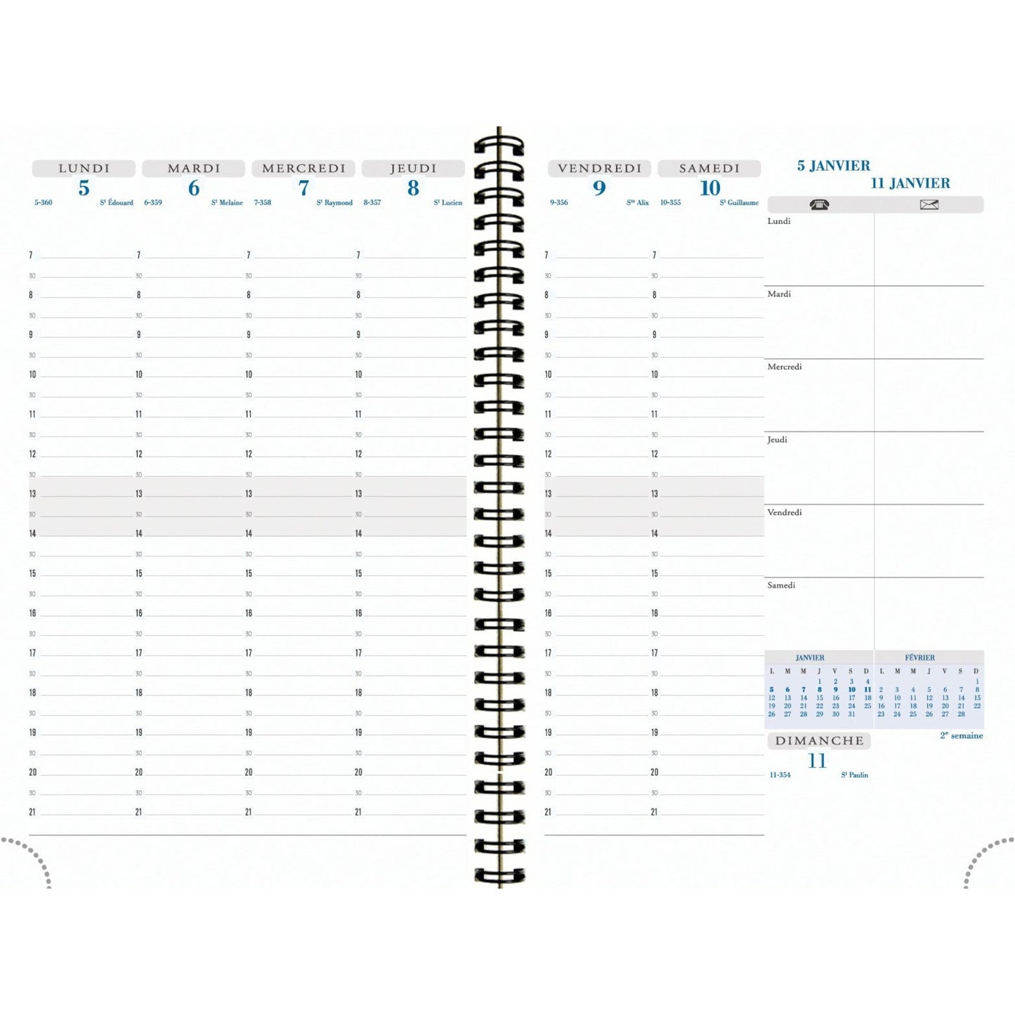 EXA Recharge Agenda Horizons 20S Visuel-Recharge Agenda-Exacompta-Papeterie du Dôme