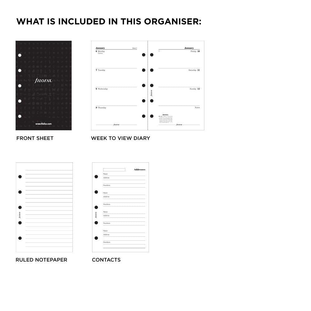 FFX Mini Organiseur Finsbury FILOFAX-Organiseur-Filofax-Papeterie du Dôme