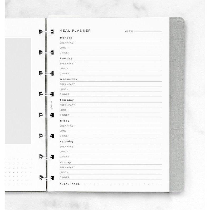 FFX Notebook A5 Meal Planner FILOFAX-Recharge-Filofax-Papeterie du Dôme