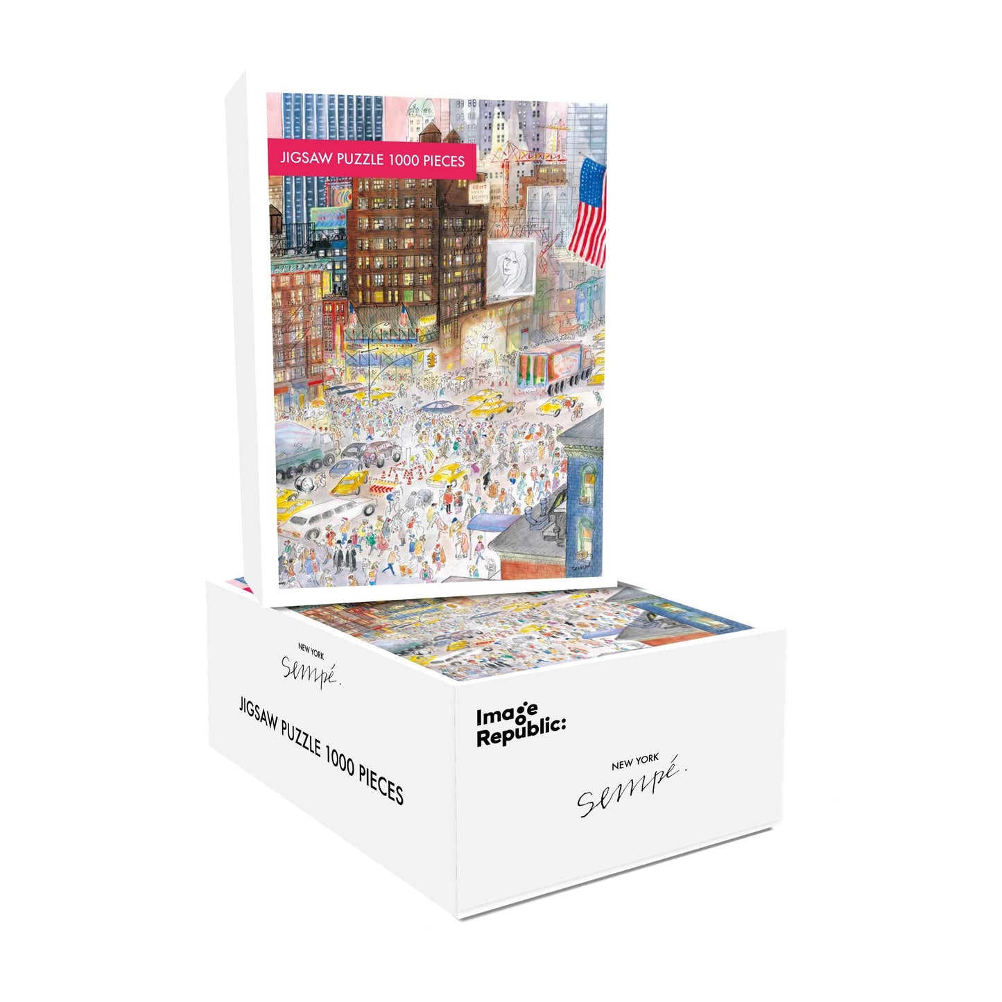 IMR Puzzle 1000 Pièces-Puzzle-Image Republic-Sempé-New York-Papeterie du Dôme