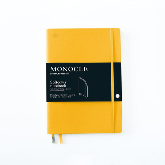 LCHT Carnet Monocle Couverture Souple-Carnet-Leuchtturm 1917-B5-Dots-Yellow-Papeterie du Dôme