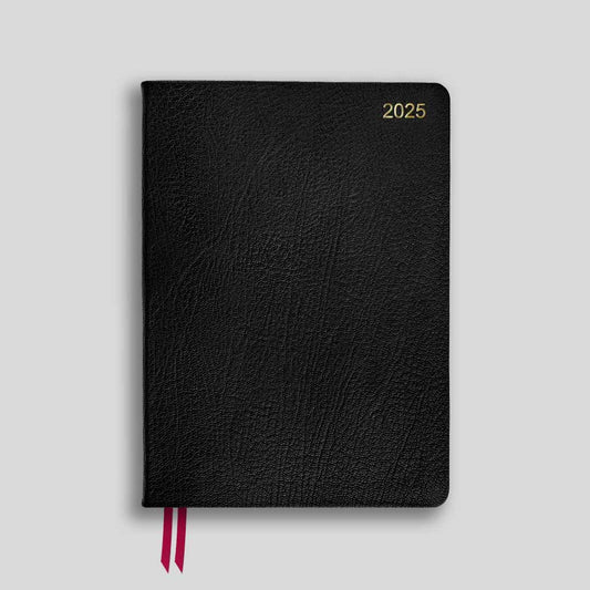 LSM Agenda Bath Semainier-Agenda-Leathersmith of London-2025-Noir-Papeterie du Dôme