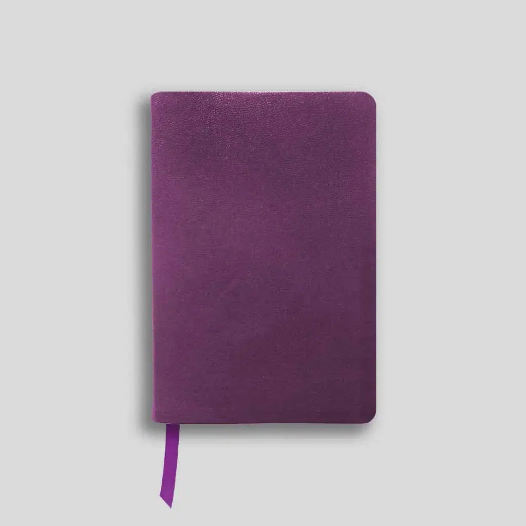 LSM Carnet A6 St Paul-Carnet-Leathersmith of London-Violet-Papeterie du Dôme