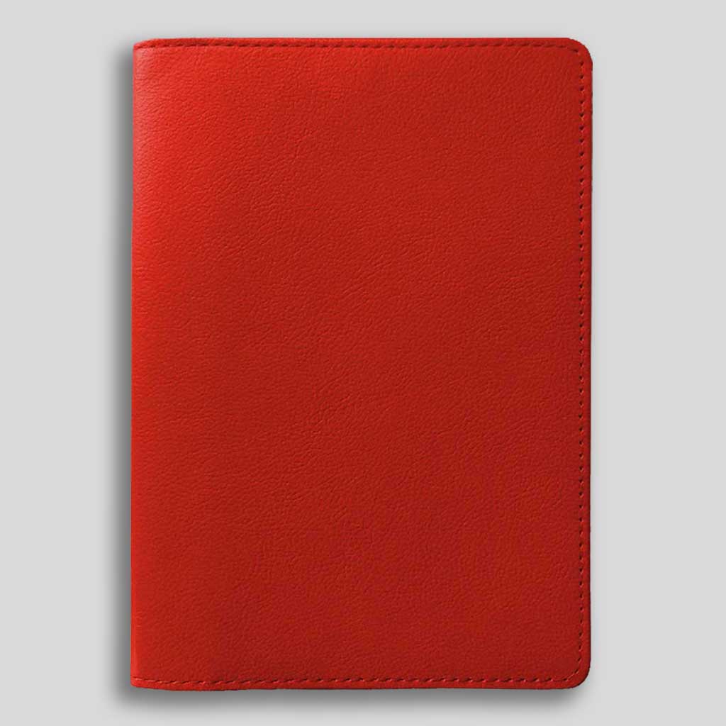 LSM Couverture A5 Mayfair-Couverture Carnet-Leathersmith of London-Rouge-Papeterie du Dôme