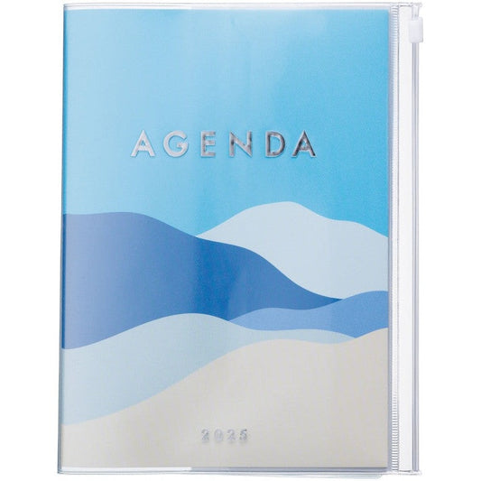 MARK'S Agenda B6 Mountain-Agenda-Mark's Europe-2024-2025-Bleu-Papeterie du Dôme