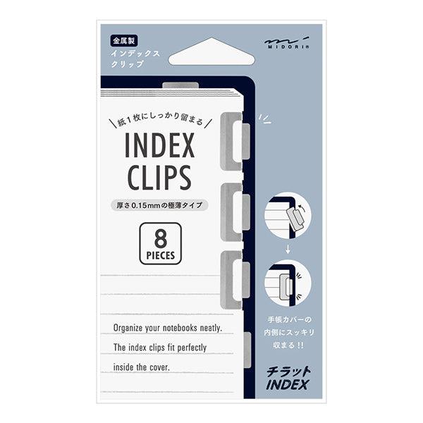 MDR Index Clip-Sticker-Midori-Métal-Papeterie du Dôme