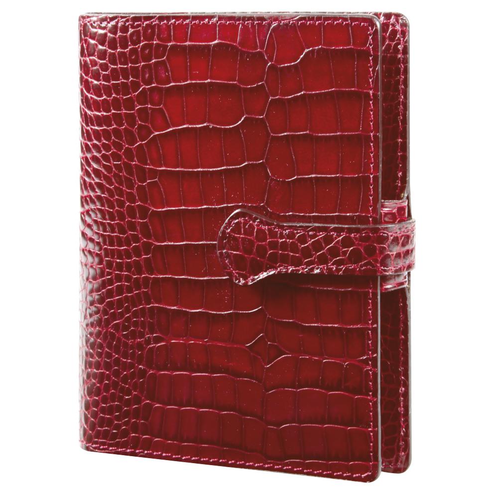 MGN Agenda Organiseur AK13 Savannah Croco Patte Mignon-Mignon-Rouge-Papeterie du Dôme