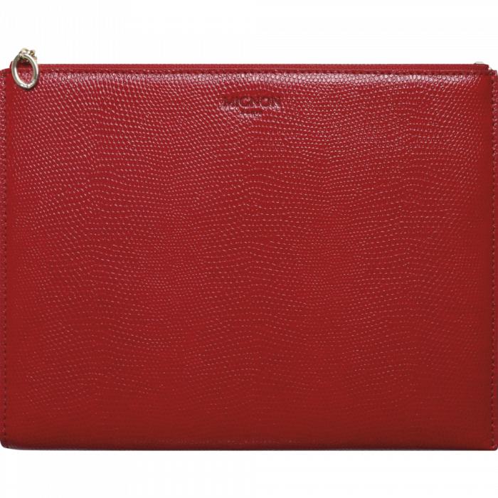 MGN Pochette Zippée Borneo Mignon-Pochette-Mignon-Rouge garance-Papeterie du Dôme