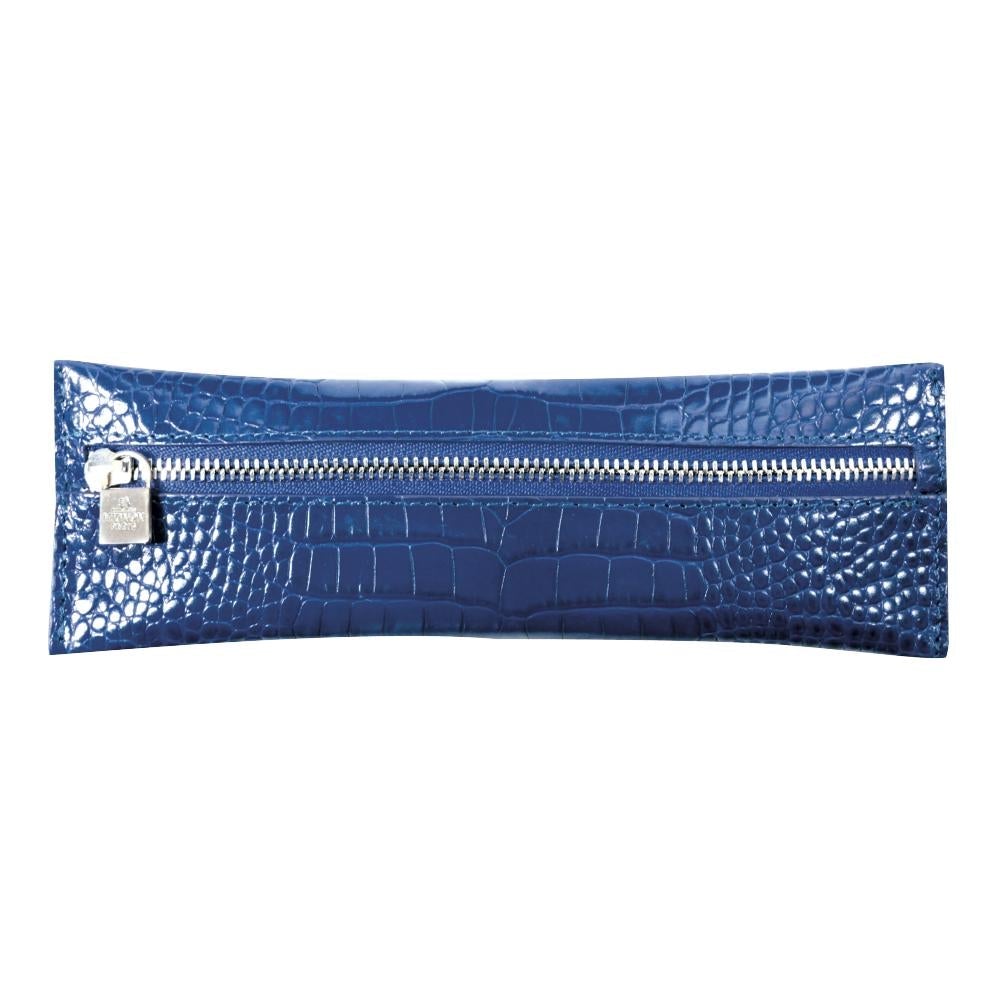 MGN Trousse Plate Zip Savannah Mignon-Trousse-Mignon-Bleu indigo-Papeterie du Dôme