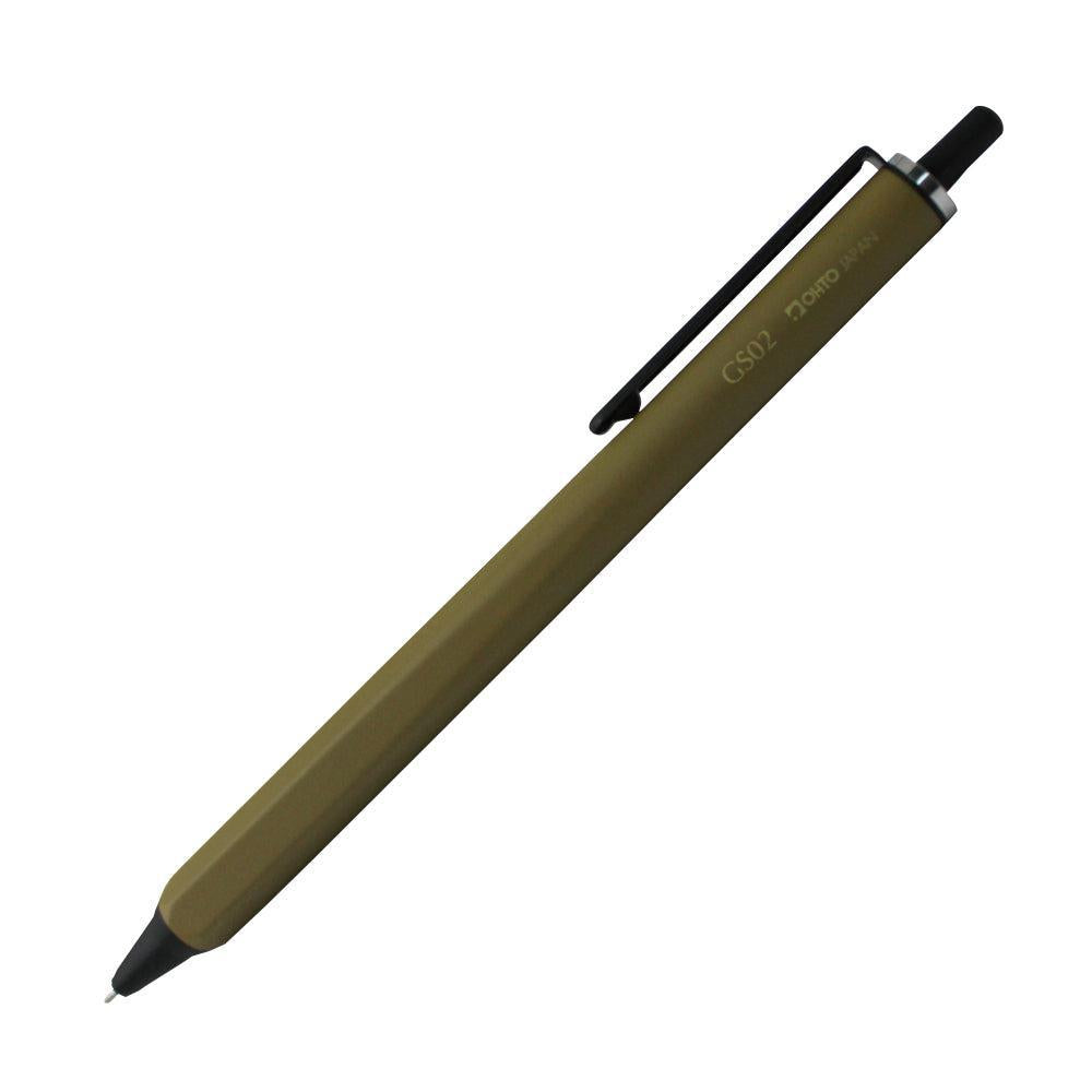 Mark's OHTO GS02 Stylo Roller-Stylo Bille-Mark's Europe-Khaki-Papeterie du Dôme