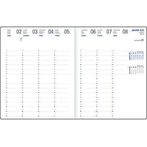 OBE Agenda Semainier de Bureau 30 Kiev-Agenda-Oberthur-Papeterie du Dôme