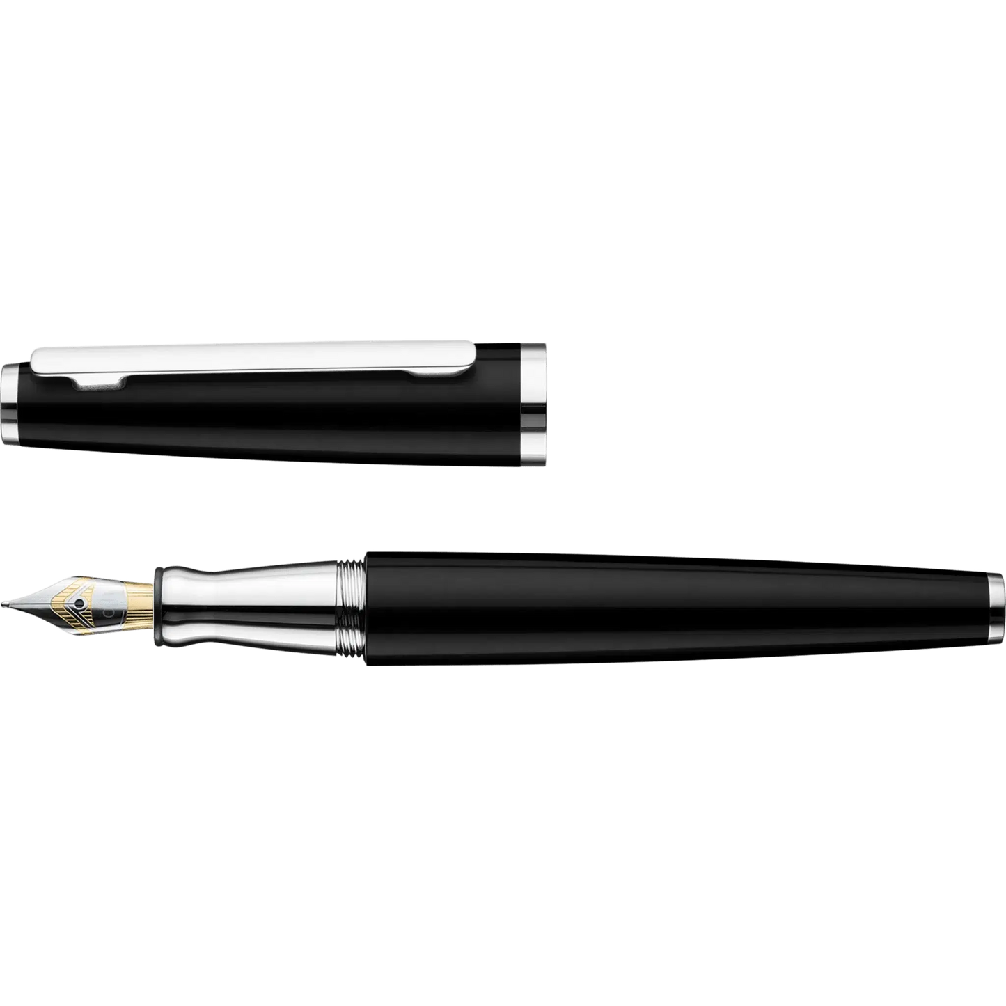 OH design 06 Noir Stylo Plume-Stylo Plume-Otto Hutt-Papeterie du Dôme