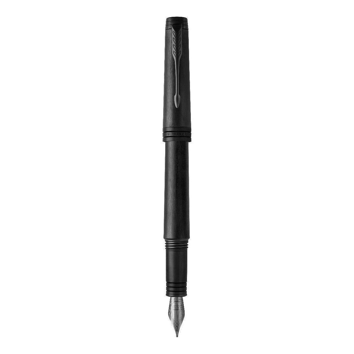 PKR Premier Black Edition Stylo Plume-Stylo Plume-Parker-F Fin-Papeterie du Dôme