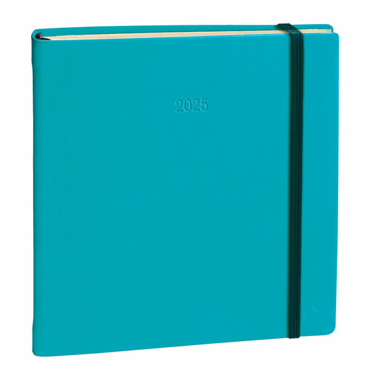 QVD Agenda Exécutif Prestige Silk-Agenda-Quo Vadis-2025-Turquoise-Papeterie du Dôme