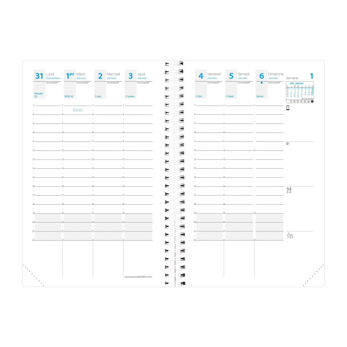 QVD Agenda Time & Life Pocket-Agenda-Quo Vadis-Papeterie du Dôme