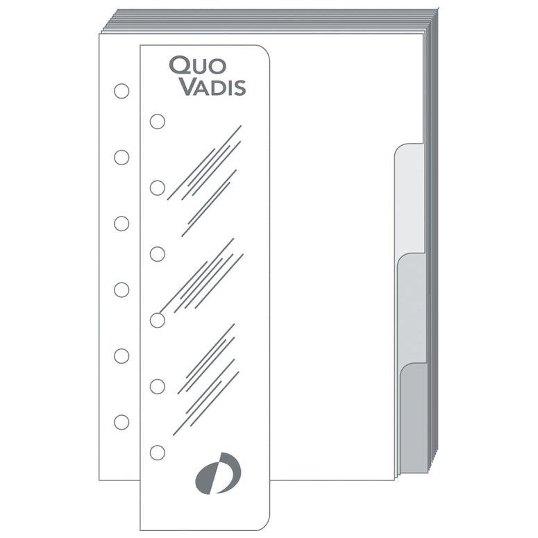 QVD Recharge T14 Intercalaires et Règle-Recharge-Quo Vadis-Papeterie du Dôme