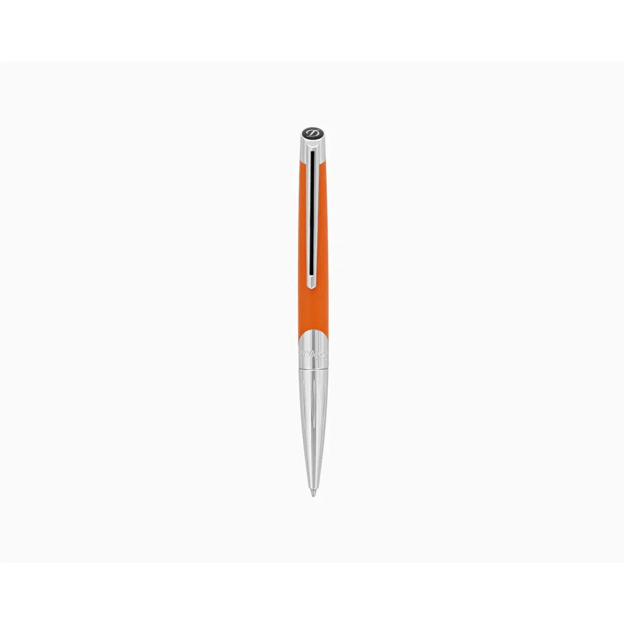 STD Défi Millennium Argenté Orange Stylo Bille-Stylo Bille-S.T. Dupont-Papeterie du Dôme