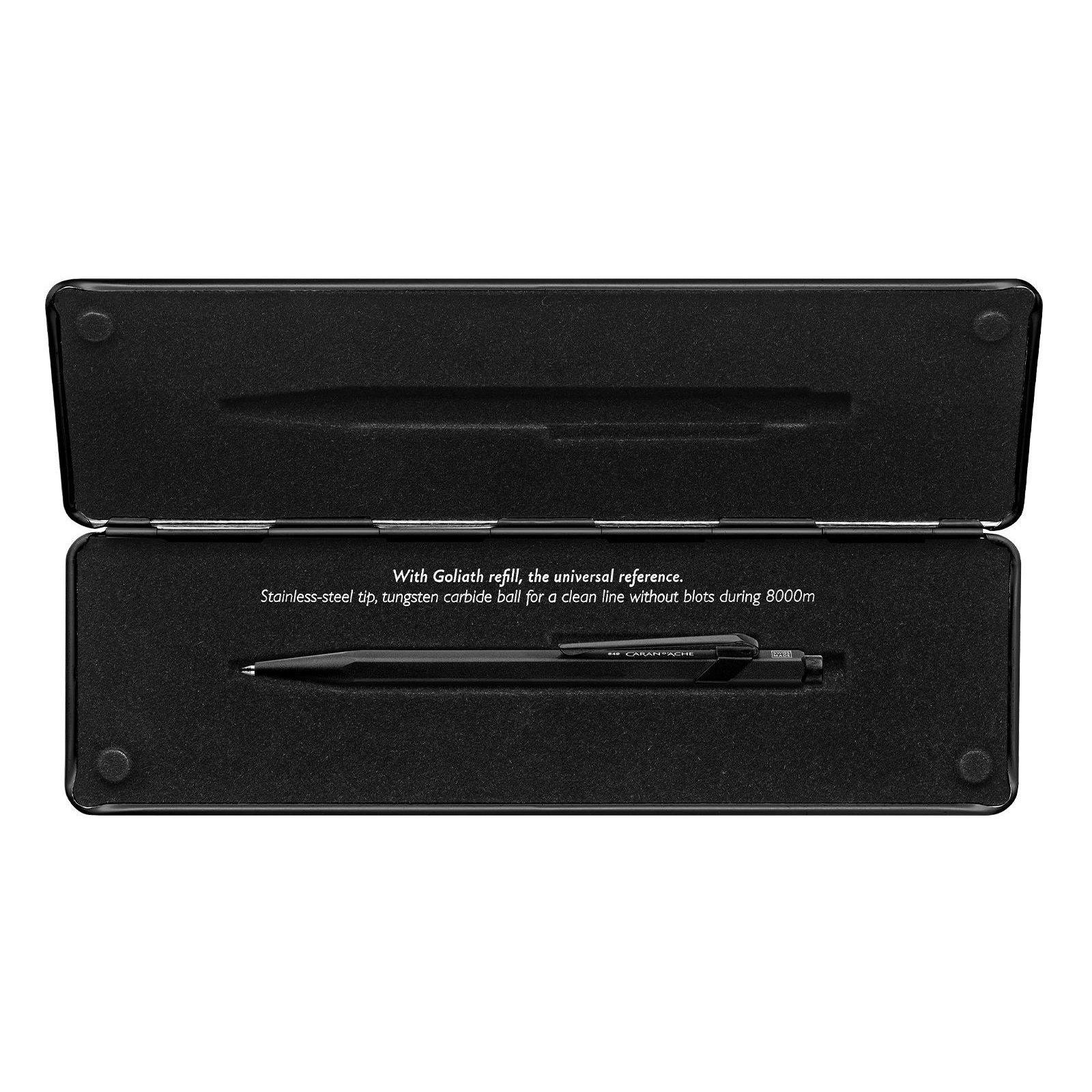 CA 849 "Black Code" Stylo Bille avec Étui-Stylo Bille-Caran d'Ache-Papeterie du Dôme