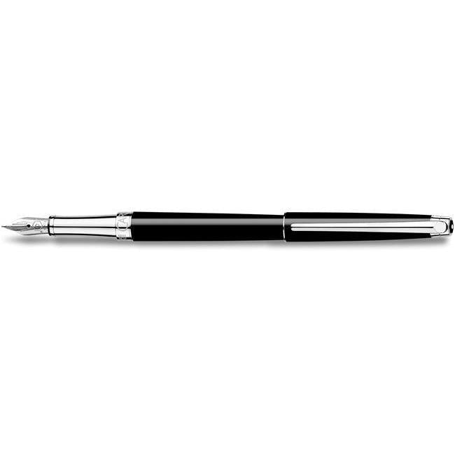 CA Léman Slim Noir Stylo Plume-Stylo Plume-Caran d'Ache-Papeterie du Dôme