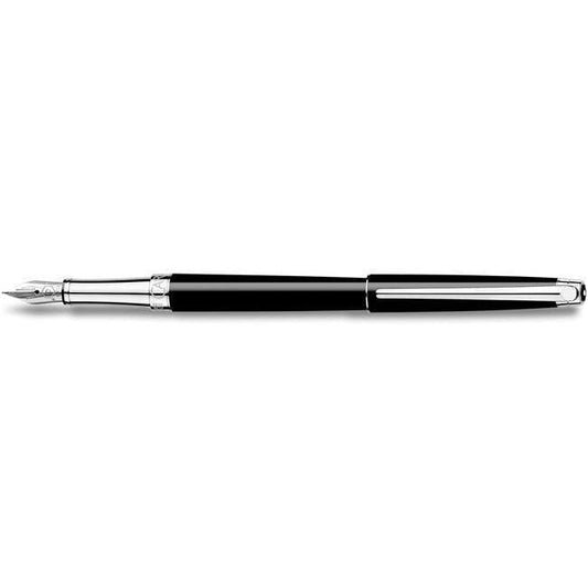 CA Léman Slim Noir Stylo Plume-Stylo Plume-Caran d'Ache-Papeterie du Dôme