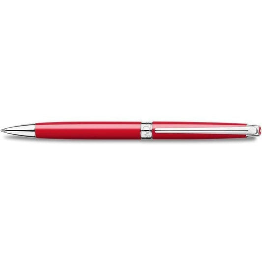 CA Léman Slim Rouge Stylo Bille-Stylo Bille-Caran d'Ache-Papeterie du Dôme