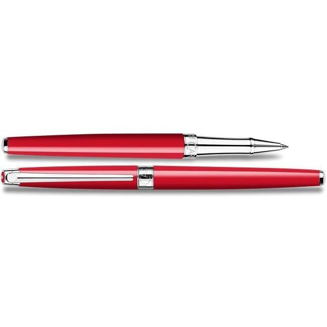 CA Léman Slim Rouge Stylo Roller-Stylo Roller-Caran d'Ache-Papeterie du Dôme