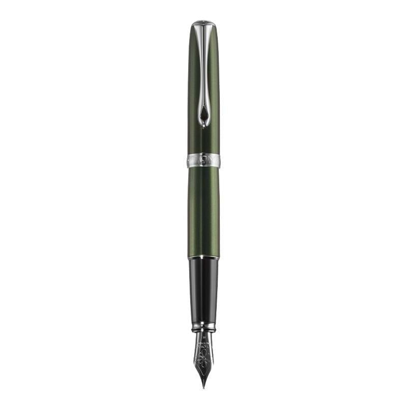 DPM Excellence A2 Evergreen Chrome Stylo Plume-Stylo Plume-Diplomat-Papeterie du Dôme