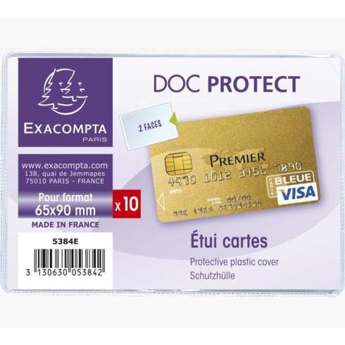 EXA Étui Carte Bancaire-Étuis de protection-Exacompta-Papeterie du Dôme