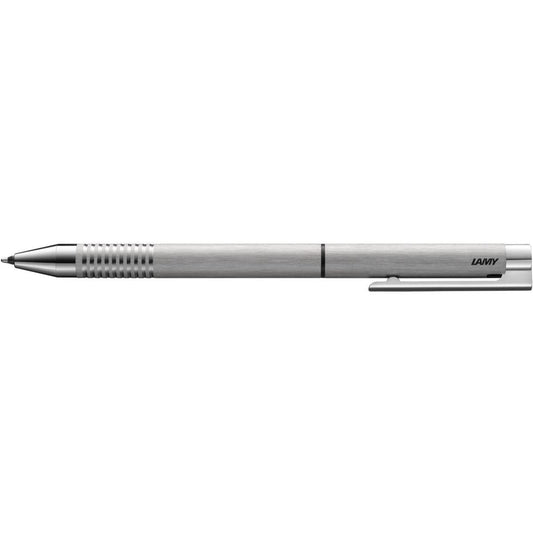 LAMY Logo Twin Pen Brushed Stylo Bille et Porte Mine-Stylo Multifonctions-Lamy-Papeterie du Dôme