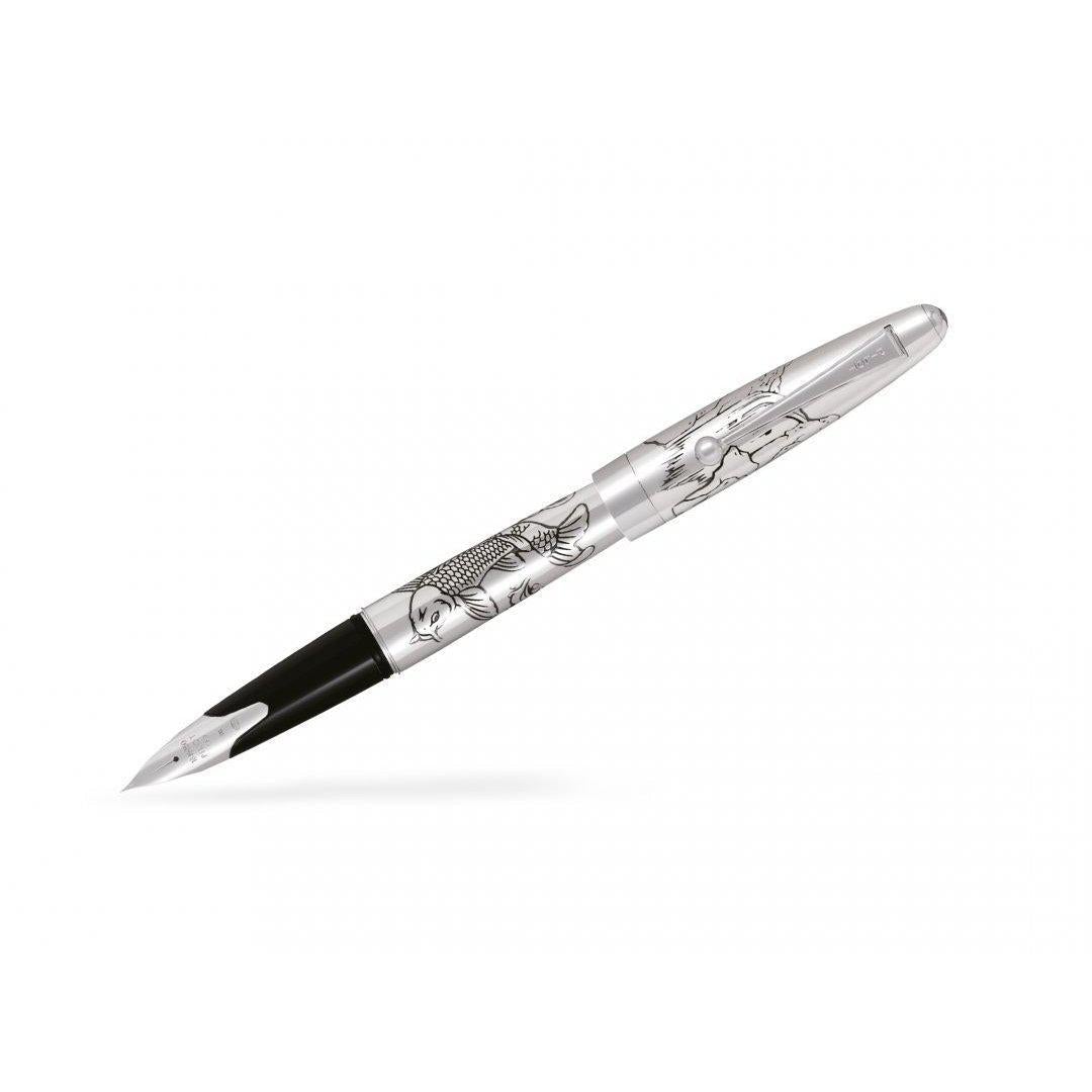 PLT Silver Carpe Stylo Plume-Stylo Plume-Pilot-Papeterie du Dôme