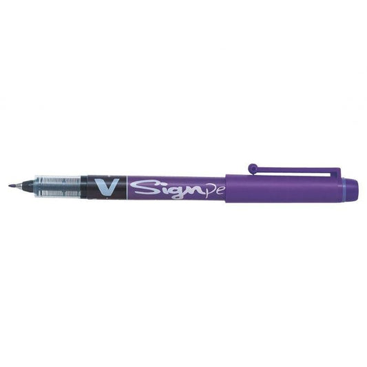 PLT V-Sign Pen Feutre d'Écriture-Feutre-Pilot Basics-Violet-Papeterie du Dôme