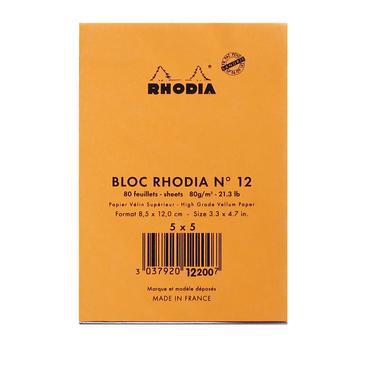 RHD Bloc N°12 5x5-Bloc-Rhodia-Papeterie du Dôme